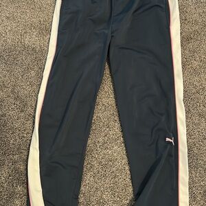 Puma Blue and Pink Joggers with Tapered Fit